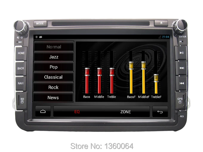 Flash Deal Quad Core Android 7.1 Car DVD GPS Radio For VW Volkswagen POLO PASSAT CC JETTA TIGUAN TOURAN Bora GOLF 5+External MIC 6