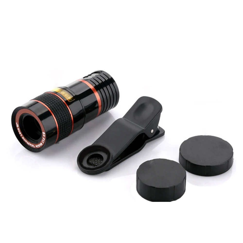 

8x/12x Optical Zoom Telescope Lens HD Smartphone Camera Lens for iPhone Samsung Universal Mobile Phone Lens Clip
