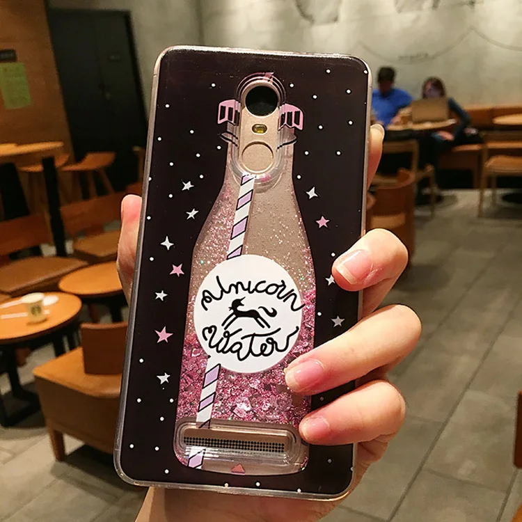 Мягкий чехол с жидкой водой для samsung Galaxy S5 S6 S7Edge S8 S9 S10 Lite Plus A40 A70 Whale Unicorn Minnie чехол для телефона s - Цвет: unicorn bottle