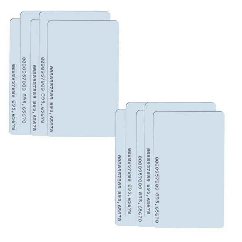 

10PCS Good Quality Assurance EM ID CARD RFID CARD 4100 reaction 125KHZ RFID Card ID Card Fit for Access Control Time Attendance