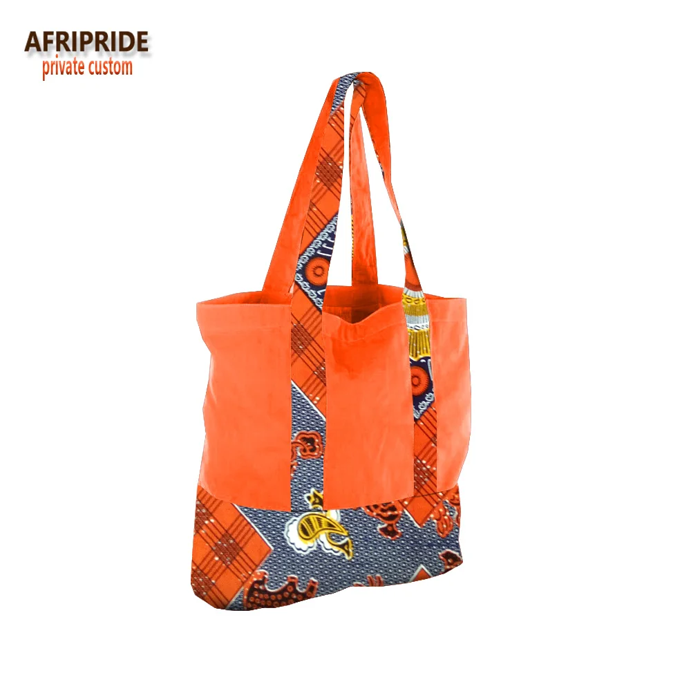 Африканская восковая сумка для женщин AFRIPRIDE 30 см* 35 см повседневная женская сумка с карманами внутри A18B001