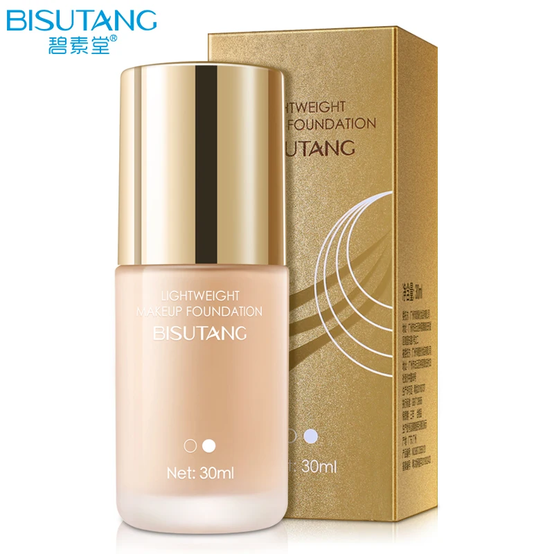

New 30 ML Silky Liquid Foundation Matte Long Wear Oil Control Female Concealer Moisturizing Moisturizing Cream Lasting Makeup