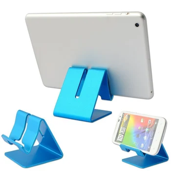 

Universal Solid Aluminum Alloy Metal Mobile Phone Desktop Stand Mount Holder Stander Cradle For Phone/iPad ND998