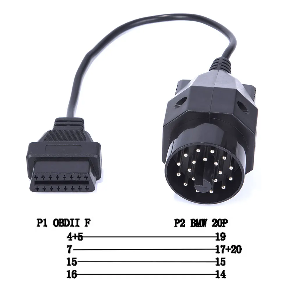 Сканер для BMW 1.4.0 считыватель кодов инструмент сканирования OBD 20pin OBDII Ddiagnistic