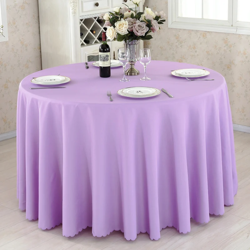 Mordern Polyester Round Table Cloth Fabric Rectangular