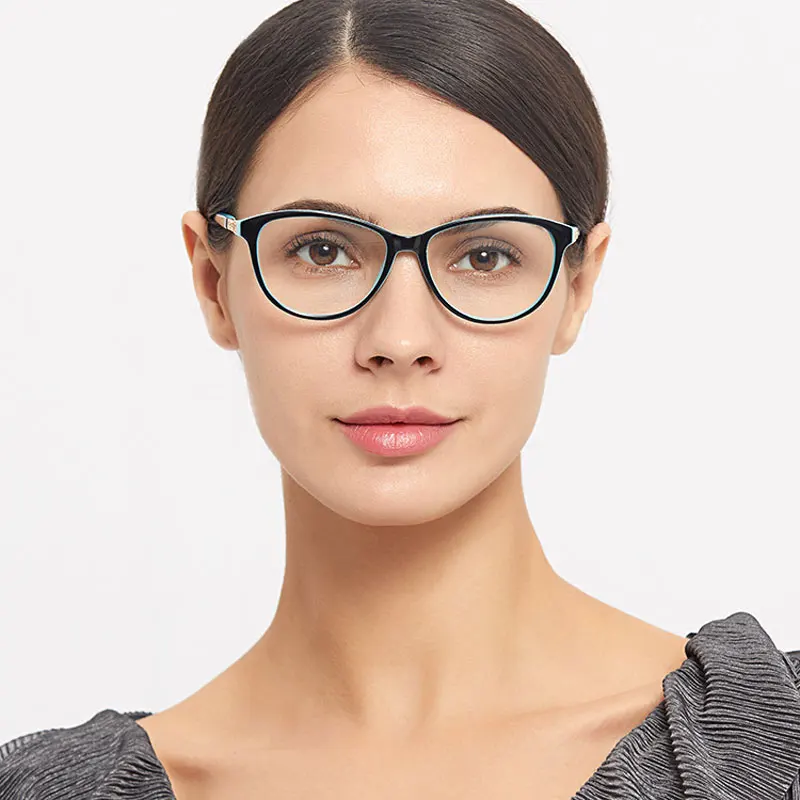 

Square Prescription Glasses Women Frame Blue Light Girl Computer Eye glasses Optical Myopia Hyperopia Reflective Eyeglasses UV40