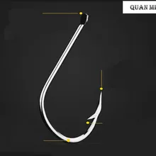 Quanmiao 500 шт./кор. с высоким содержанием углерода Сталь рыболовный крючок Размеры#3-#12 Крючки пакет для ловли карпа рыболовные снасти