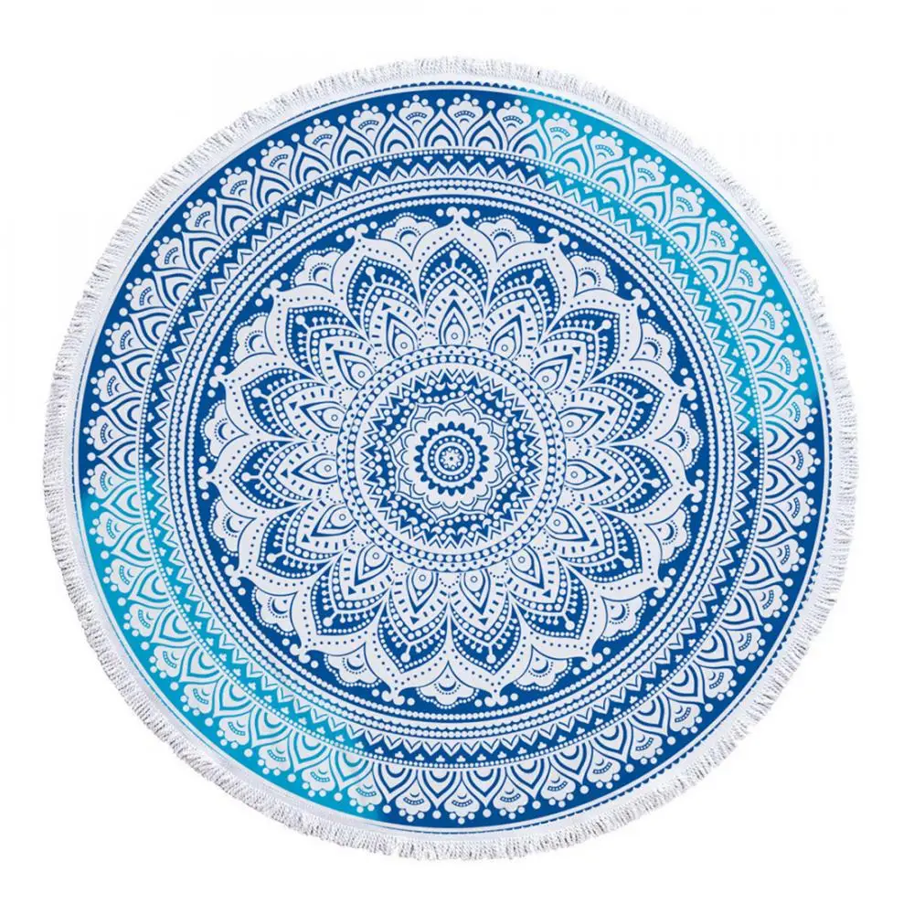 

Indian Round Mandala Microfiber Towel Beach Tapestry Wall Hanging Towel Beach YoGa Mat Decor Boho Style Sunbath Beach Towel 2019