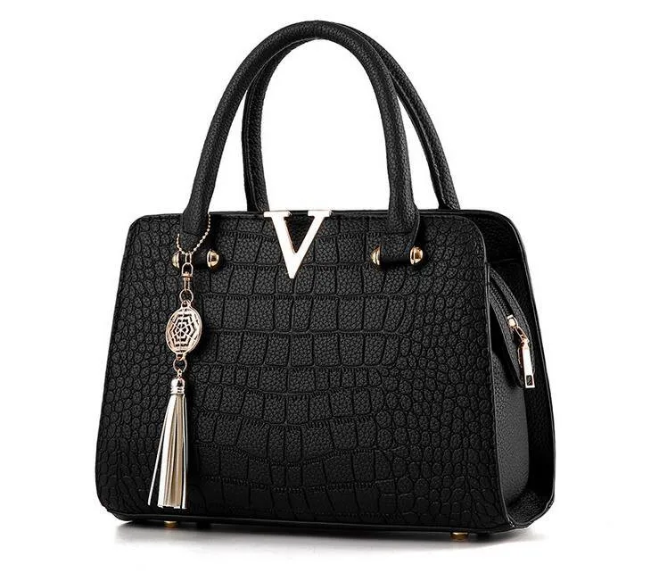Женская сумка из крокодиловой искусственной кожи с v-образным вырезом, дизайнерские сумки, качественные женские сумки через плечо, женская