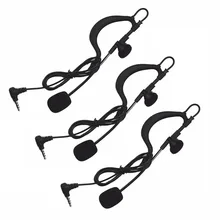Arbitragem de fone de ouvido para árbitro, fone de ouvido com gancho para entrada 3.5mm para vnetphone v4 v6 V2-500C fbim, motocicleta, bluetooth, interfone bt