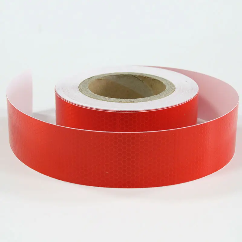 5m x 50mm Reflective Safety Tape Self Adheisive Vinyl High Intensity RED//YELLOW