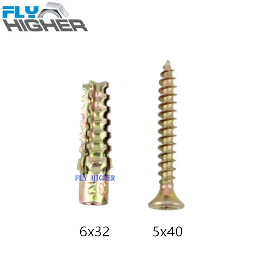 

6X32 Gas Concrete Anchor with 5x40 drywall screw 100set/pack