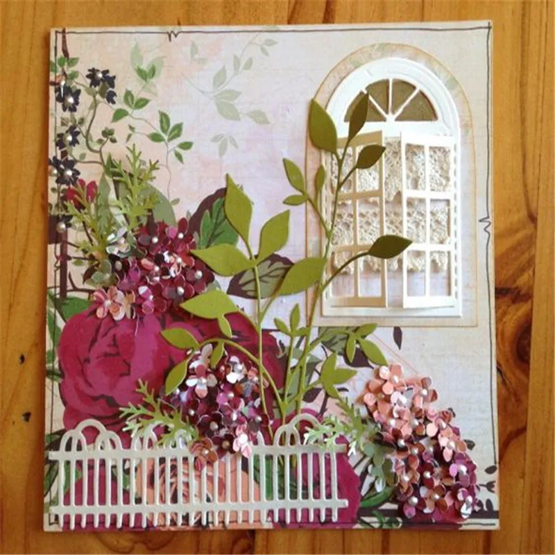 

Personality window Metal Cutting Dies Stencils for Scrapbooking DIY Photo Album Embossing Folder Paper Decorative Supplies