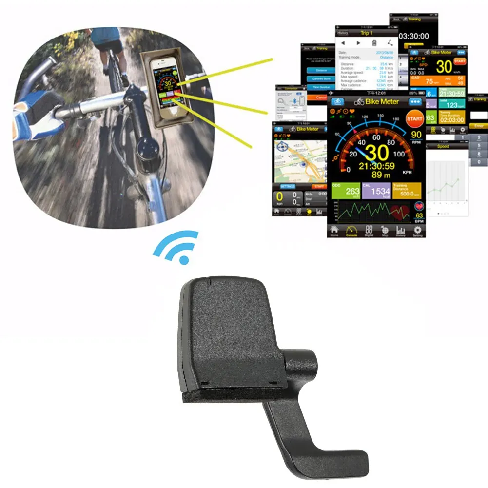Велосипедный компьютер скорость метр беспроводной Bluetooth ANT фитнес трекер