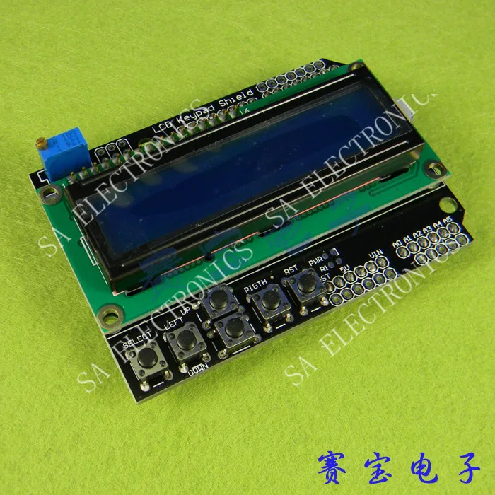 

[BELLA]oringal LCD1602 LCD character input and output expansion board LCD Keypad Shield AOA5--5PCS/LOT