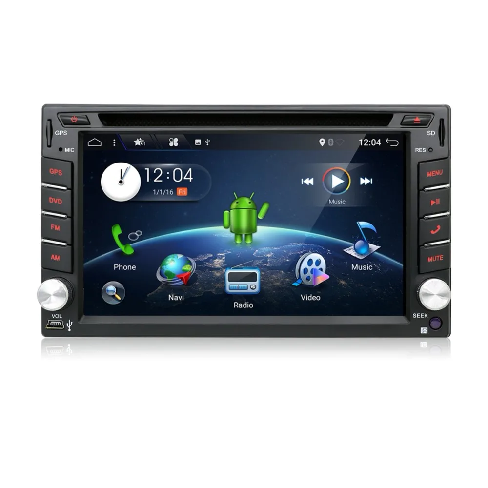 Cheap 2 din Car Radio Android 7.1 Car DVD player Stereo Multimedia GPS+Wifi+Bluetooth+Radio+USB+Quad Core Touch Screen Head Unit 0