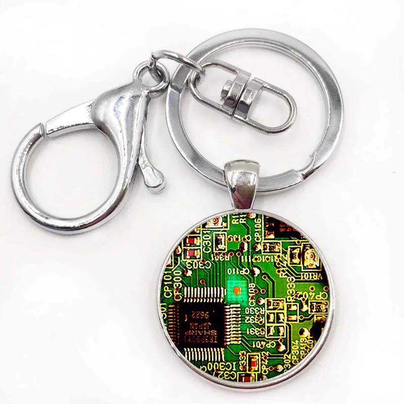10silver keychain.
