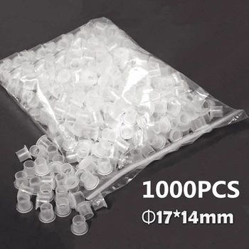 

17*14mm 1000pcs High Quality Inkcup White Ink Holder Tattoo Accessoies Medium Size Free Shipping
