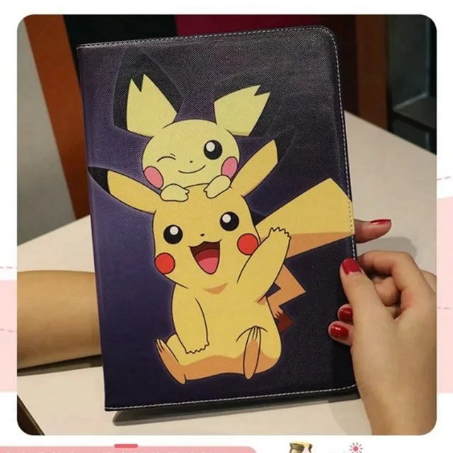 Для ipad Mini 4 3 2 1 чехол Мультяшные Покемоны Pika кожаный силиконовый мягкий чехол для ipad Air/Air2 Pro ipad / чехол - Цвет: New ipad 2017 2018