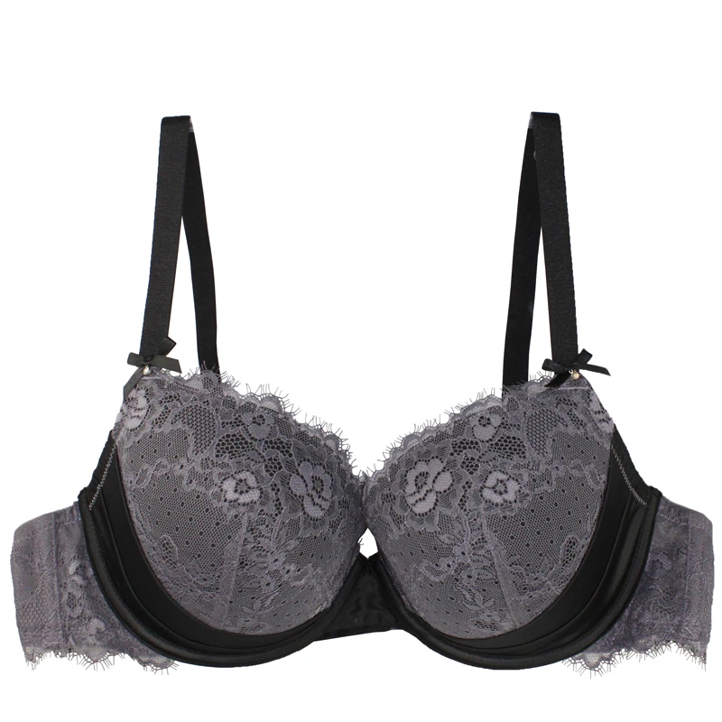 MiaoErSiDai Women Sexy Lace Bra Full Coverage Push Up Plus Size