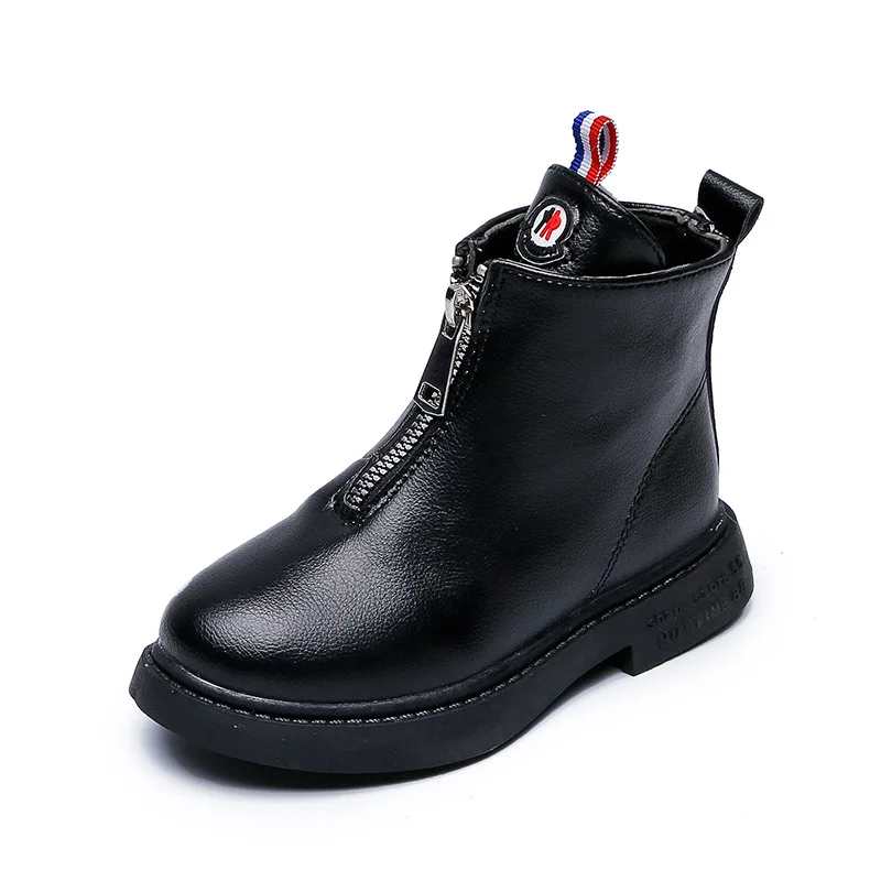 

Girls British Style Martin Boots For Girls Waterproof Booties Princess Shoes 2019 Motorcycle Boots Children Rubber Boots