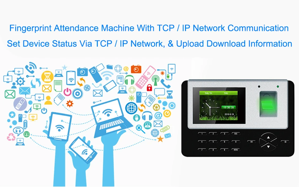 Eseye отпечатков пальцев Reader рабочего времени Системы TCP/IP USB доступа Управление время часы Регистраторы сотрудников устройства Reader