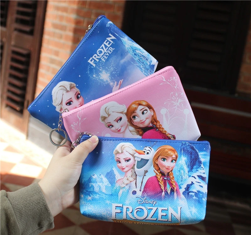 Disney Симпатичные Замороженные школьный кошелек пенал детский мультфильм большая емкость Принцесса Эльза и Анна Карандаш сумка