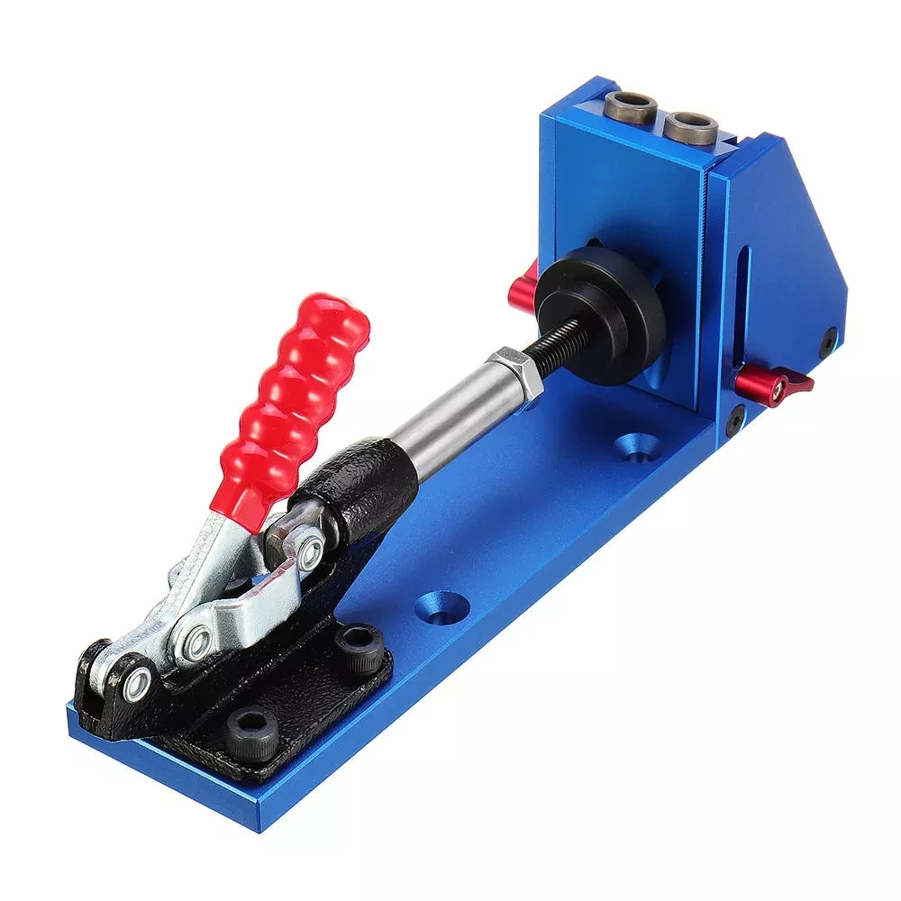 ALLSOME Portable Pocket Hole Jig Kit System With PH1 Screwdriver 9.5mm Drill Bit Set For Carpenter