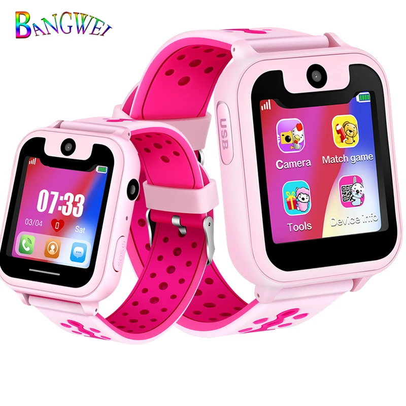 

LIGE Kid Smart Watch Boys Girls Baby Watch LBS Position Tracker Phone Answer Children Watch Support for Android ios phones +Box