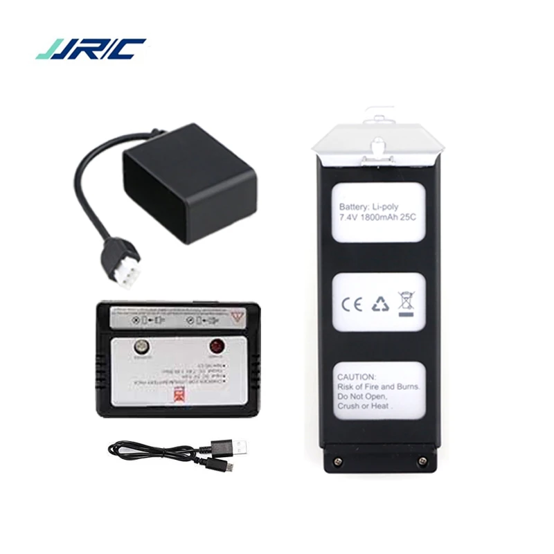 JJRC JJPRO X5 Аккумулятор 7 4 В 1800 мАч литий полимерный аккумулятор зарядное устройство