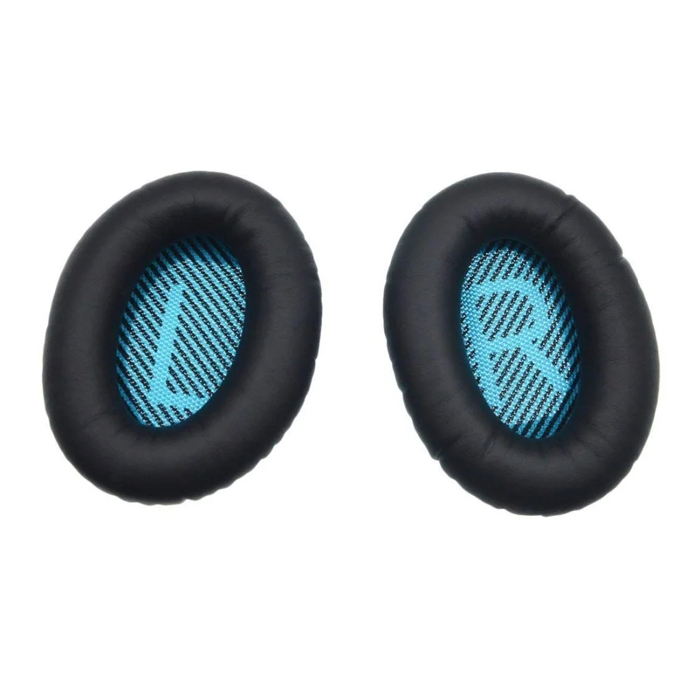 1 пара сменных амбушюр подушка для Bose quietkomento QC 2 15 25 35 QC2 QC15 QC25 QC35 SoundLink SoundTrue AE II AE2 - Цвет: Blue