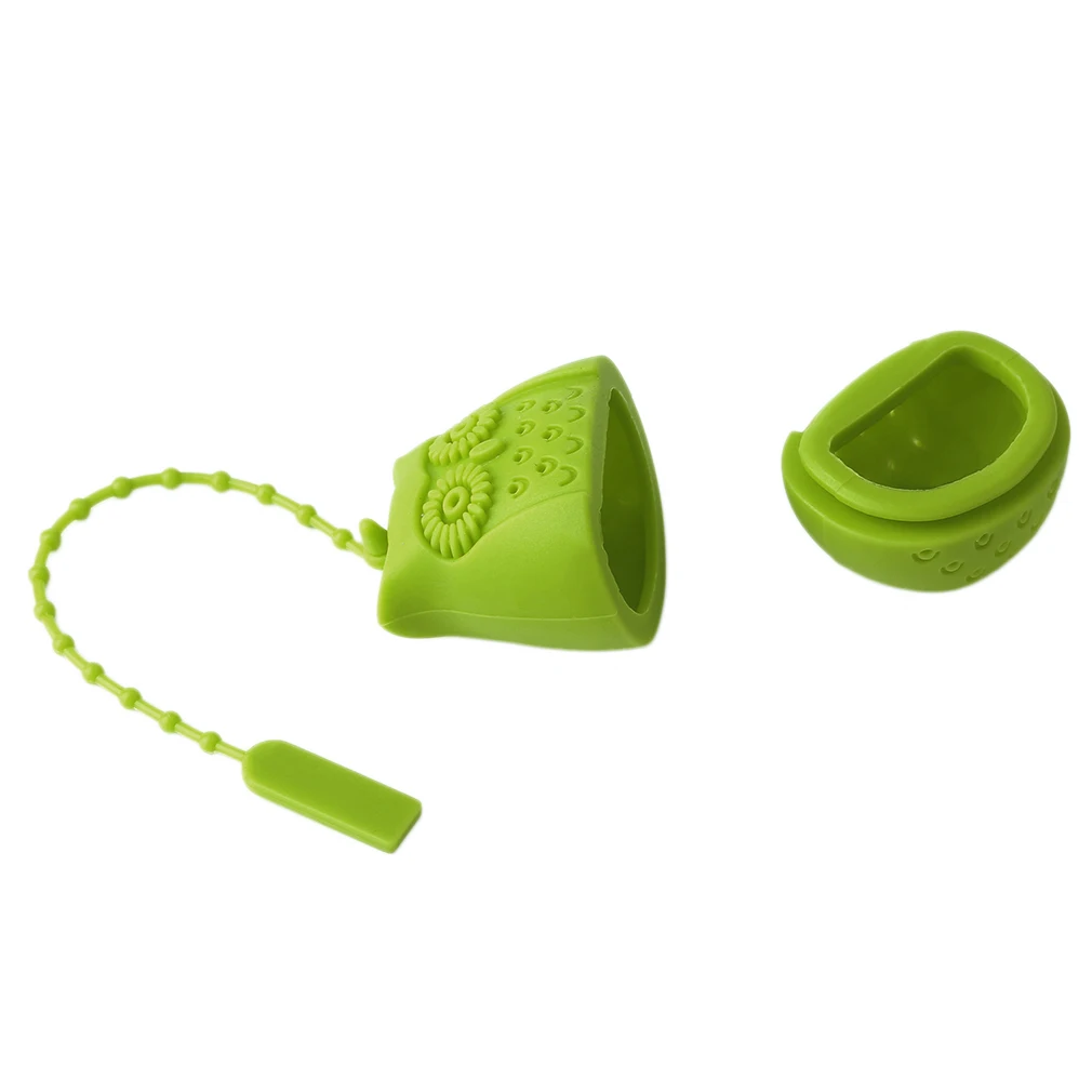 Tea Strainer Infusor Filter Empty Tea Bag Leaf Diffuser Creative Design Owl Tea Infuser Silicone Strainers Tools