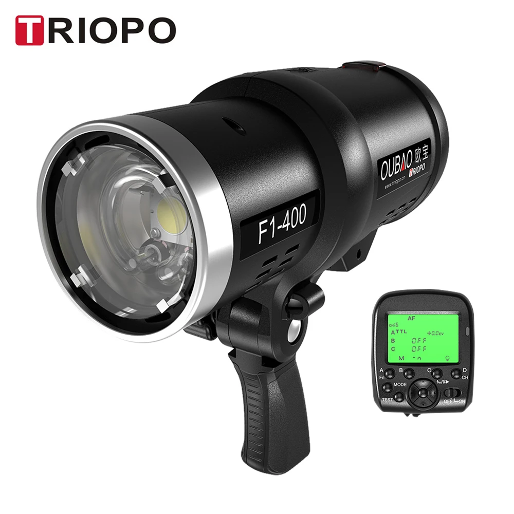 

TRIOPO High Speed Sync Outdoor Flash Strobe Light with 2.4G Wireless Trigger and Rechargeable Li-ion Battery Bowens Mount