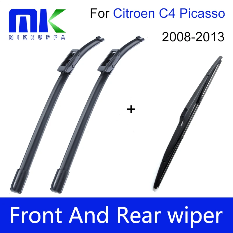Спереди и сзади стеклоочистителей для Citroen C4 Пикассо 2008 2009 2010 2011 2012 2013 лобового стекла стеклоочиститель авто стиль