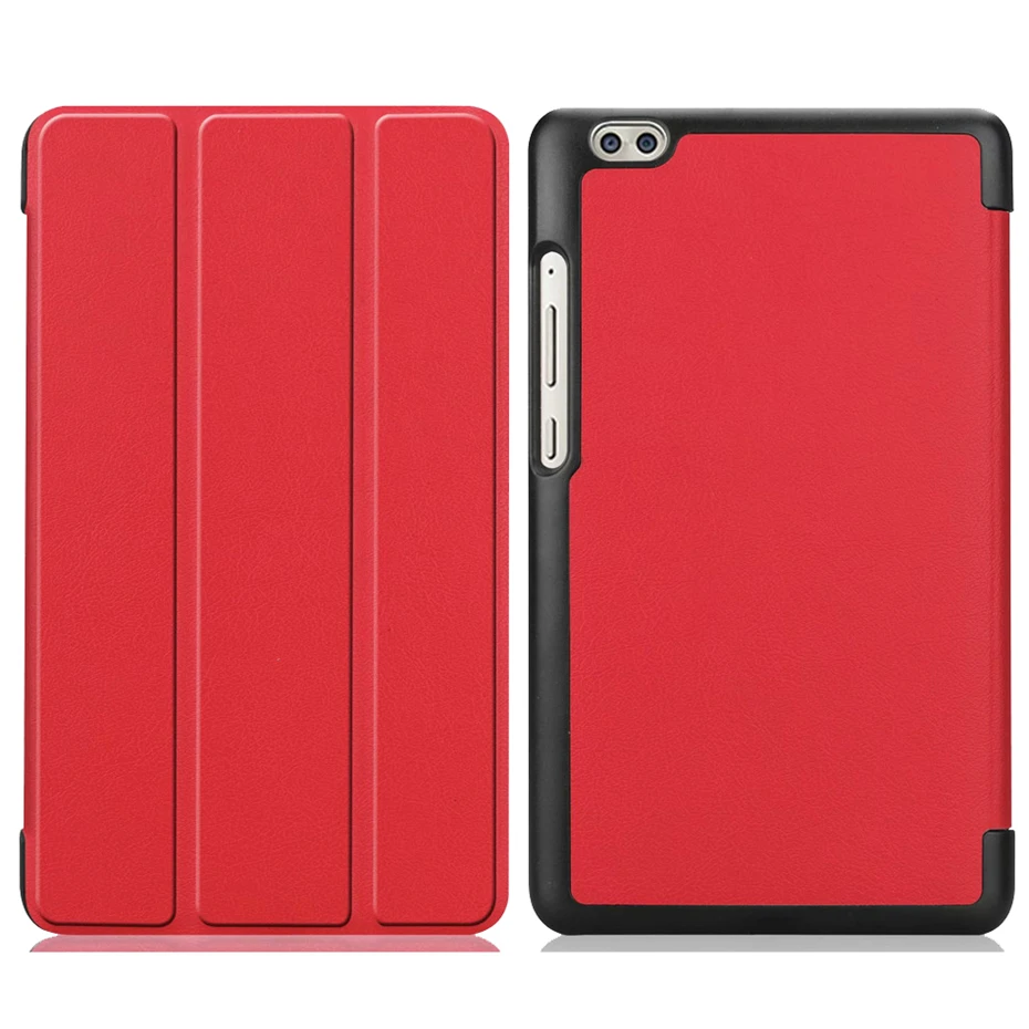 Тонкий чехол для Docomo Dtab Compact d-02K 8,0 ''Tri-Fold Stand PU кожаный чехол для планшета для Японии Docomo Dtab Compact D-02K