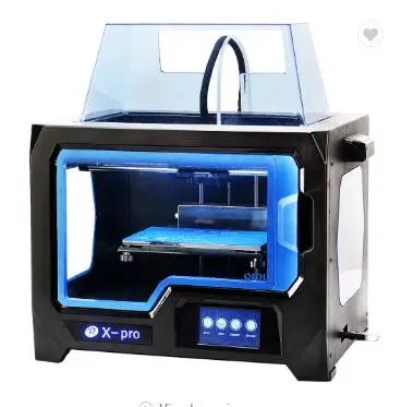 X-Pro двойное сопло FDM 3D принтер металлическая рама интеллектуальная Высокая точность квазипромышленный класс
