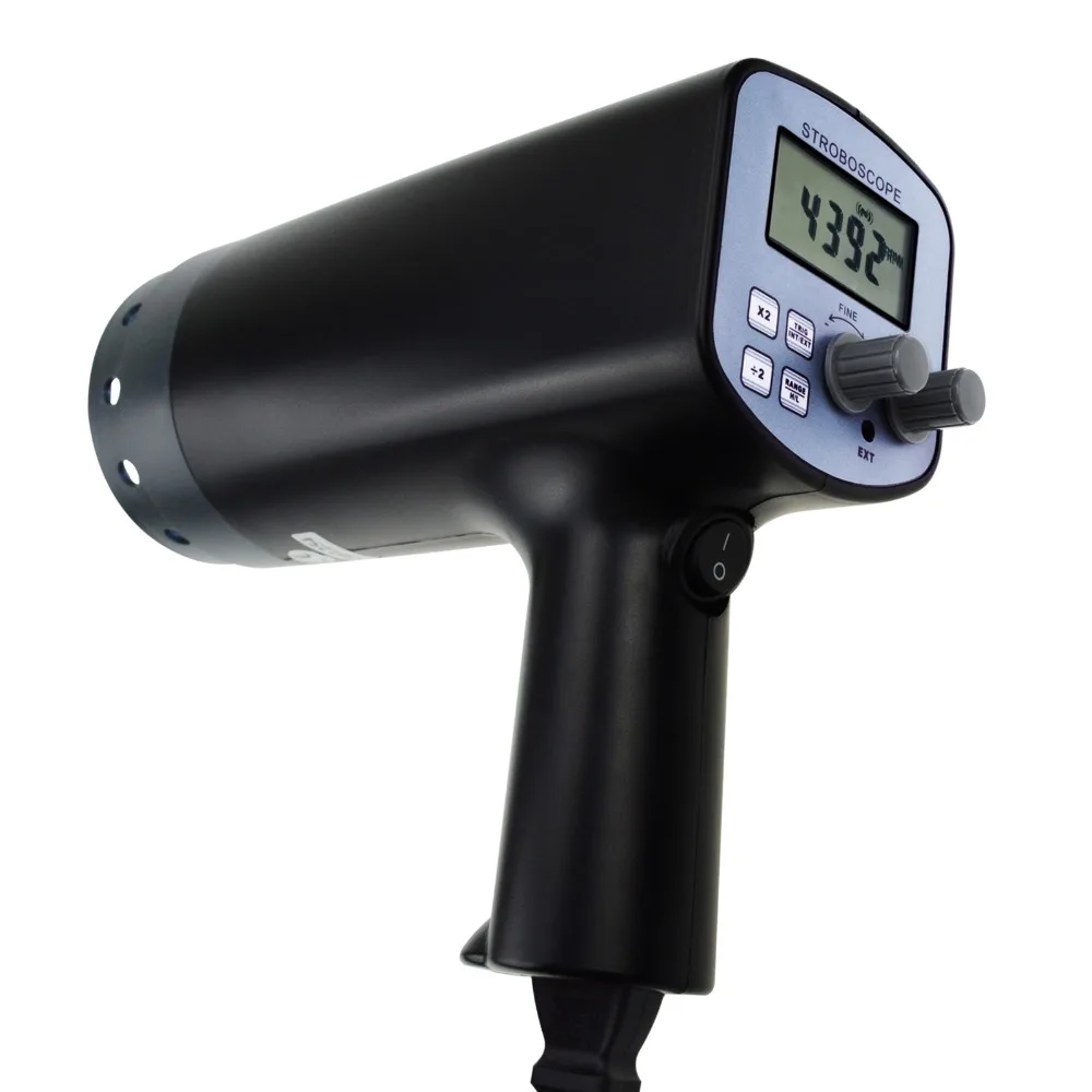 Handheld Digital Handheld Stroboscope Xenon lamp Flash Type Meter 50-12,000 FPM Range Strobe Tester 110V/220V Handheld Digital Handheld Stroboscope Xenon lamp Flash Type Meter 50-12,000 FPM Range Strobe Tester 110V/220V