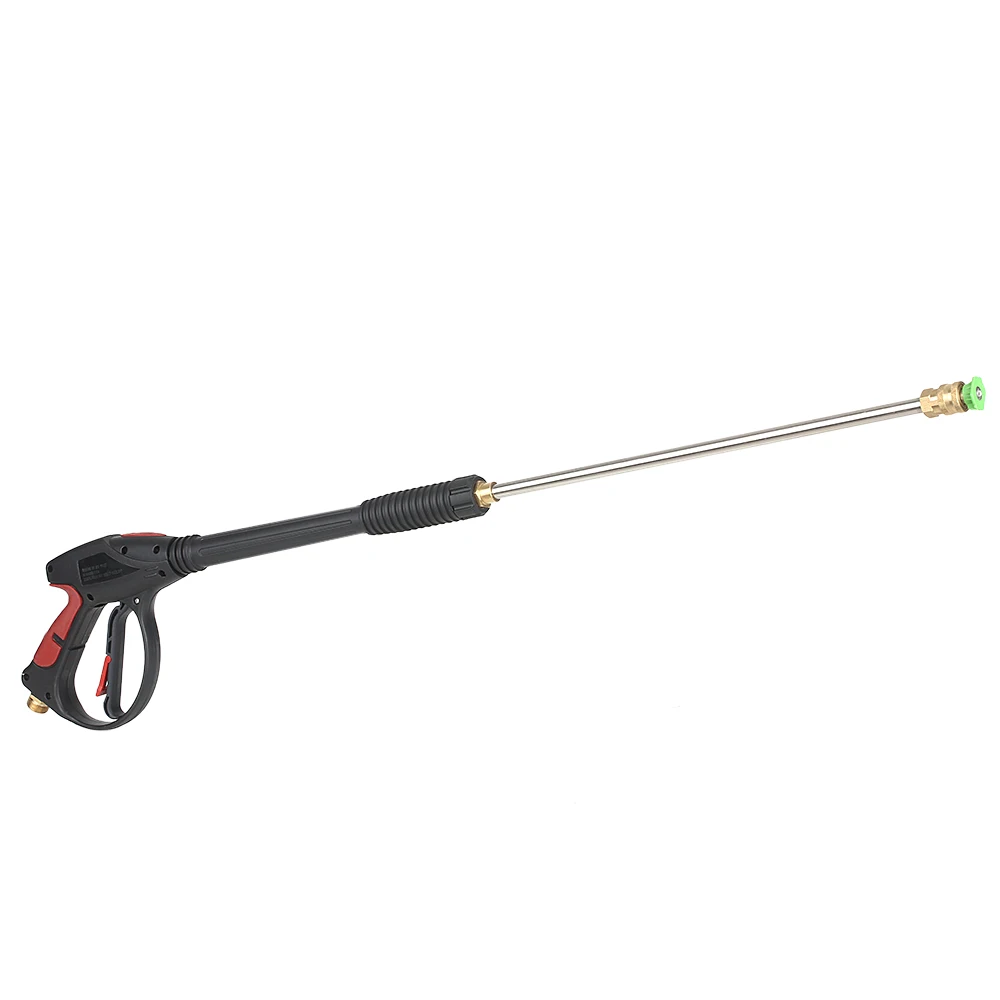 Pressure Washer Gun 4000 PSI Spray Gun+ 18" Extension Wand+4 Quick Connect Nozzle 1 Soap Nozzle for Car Pressure Power Washers