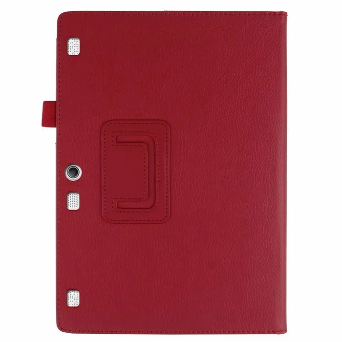 100 шт. искусственная кожа Стенд чехол для Lenovo TAB2 Tab 2 A10 30 A10-30 X30F tb2-x30f x103f 10.1" планшеты+ Экран протектор