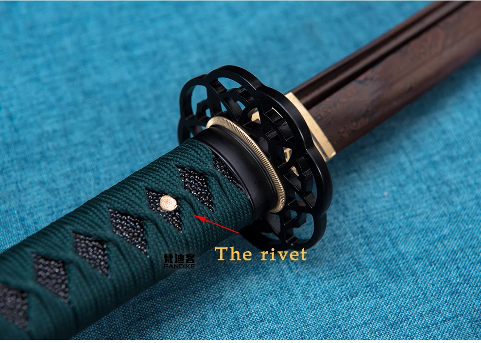 Hand Forged Katana Red Damascus Steel Japanese Samurai Sword Sharp Blade Real full tang red blade japanese Katana samurai real s