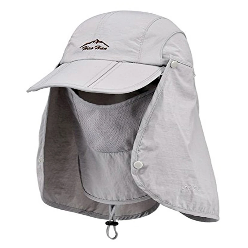 

10 Pcs Sun Caps UV 50+ Protection Hats with Neck&Face Flap Cover for Cycling Hiking Fishing Garden Hunting Outdoor Travel