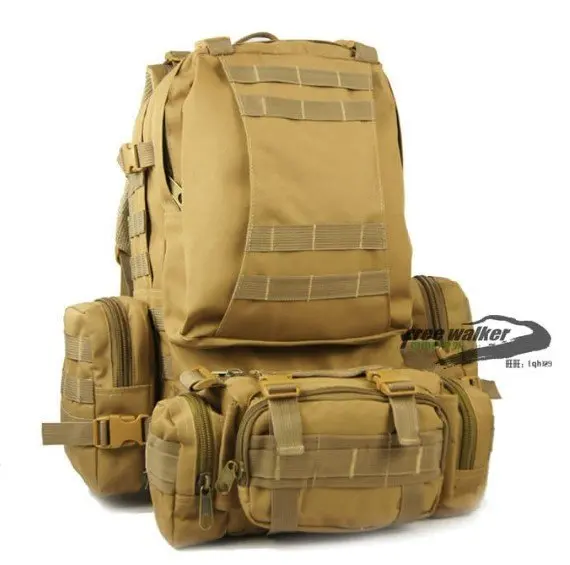 High quality MOLLE system 50L Tactical sports Backpack Camping Backpack