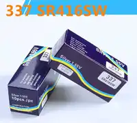 100pcs/lots 337 SR416SW button cell batteries 1.55V coin Silver Oxide battery 623 D337 V337 SP337 watch battery