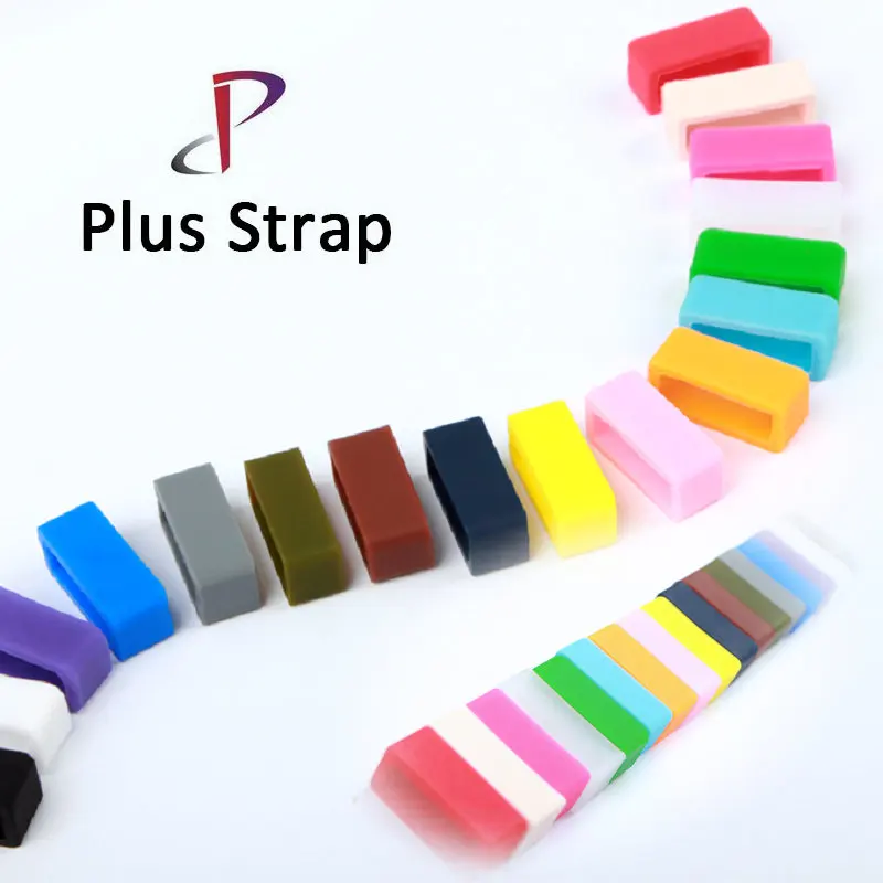 

Plus Strap Wholesale WatchBand Silicone Watch Strap Small Rubber Buckle Loop Holder Locker Waterproof Mix Color 12 14 16 24mm