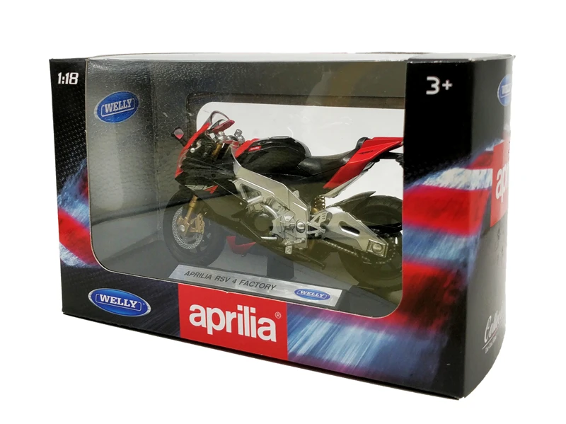 Welly 1:18 Aprilia RSV 4 завод литья под давлением мотоцикла| |