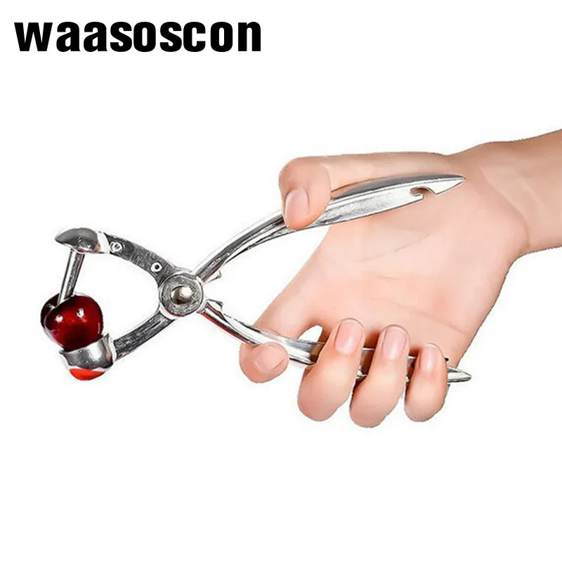 

Handheld Cherry Olive Pitter Core Squeeze Seed Easy Fast Removal Squeeze Grip Clamp Manual Machine Kitchen Fruit Gadgets Tool