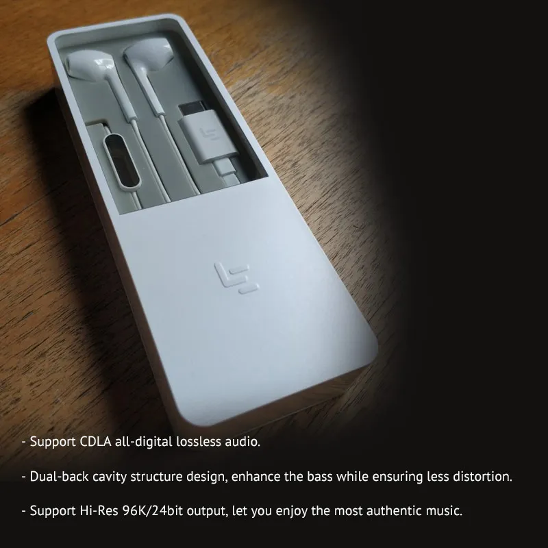 Наушники LeTV LeEco CDLA с USB Type C встроенный Hi Fi чип непрерывный цифровой звук без потерь