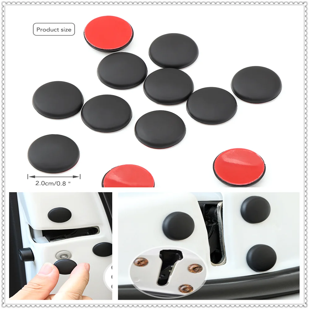 

12pcs Car Door Lock Screw Protector Cover For Lexus IS350 GS430 RX400h RX330 IS250 ES330 LF-A IS-F LF-Xh UX RC ES