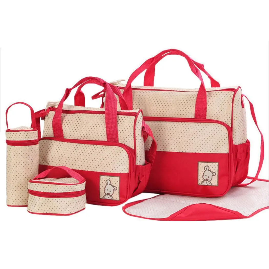 

5Pcs Milk Bottle Storage Holder Baby Diaper Bag For Pcs/Set Stroller Interior Slot Pocket, Interior Compartment