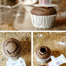 BAKEST 3 шт. в партии Пластик плунжер-бур для кексов Кекс Плунжерные инструменты торт отверстие digger